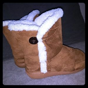 Fuzzy boots